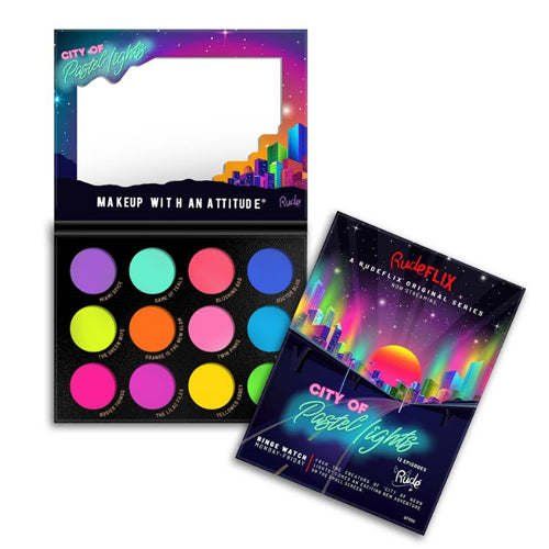 RUDE City of Pastel Lights - 12 Pastel Pigment & Eyeshadow Palette RUDE City of Pastel Lights - 12 Pastel Pigment & Eyeshadow Palette