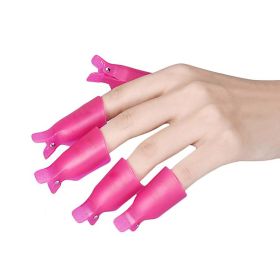 Pueen Reusable Plastic Gel Polish Soak off Cap Clips