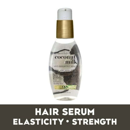 OGX Coconut Milk Moisturizing Strength & Shine, Leave-In Treatment Hair Serum, 4 fl oz OGX Coconut Milk Moisturizing Strength & Shine, Leave-In Treatment Hair Serum, 4 fl oz