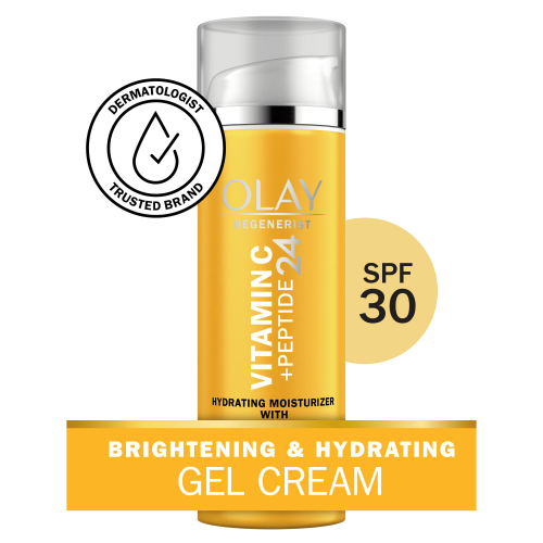 Olay Regenerist Vitamin C + Peptide 24 Face Moisturizer, SPF 30, Sun Protection for All Skin, 1.7 oz Olay Regenerist Vitamin C + Peptide 24 Face Moisturizer, SPF 30, Sun Protection for All Skin, 1.7 oz