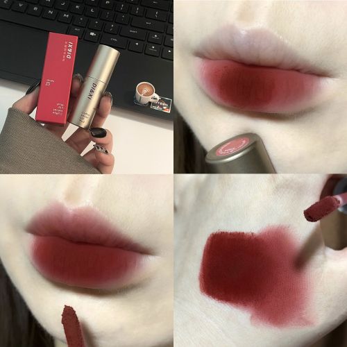 Dark Brown Matte Velvet Lip Gloss Waterproof Liquid Lipstick Nude Brown Lips Tint Mud Makeup Latte Coffee Lip Glaze Cosmetics Dark Brown Matte Velvet Lip Gloss Waterproof Liquid Lipstick Nude Brown Lips Tint Mud Makeup Latte Coffee Lip Glaze Cosmetics