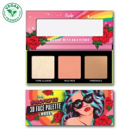 RUDE NoFilter 3D Face Palette (Color: Roses)