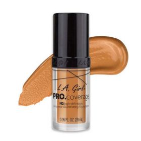 L.A. Girl Pro Coverage Illuminating Foundation (Color: Nude Beige)