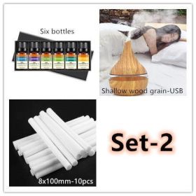 EQS - LED Essential Oil Diffuser (Product specification: USB, Color: Set 2)